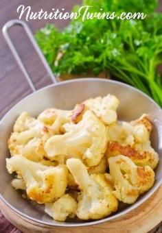 
                    
                        Caramelized Cauliflower with Olive Oil and Lemon Juice | Only 63 Calories for large serving | Feels meaty and satisfying | savory |For MORE RECIPES please SIGN UP for our FREE NEWSLETTER www.NutritionTwin...
                    
                