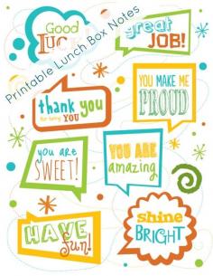 
                    
                        Free printable lunch box notes! End the year on a high note- simply print, cut, and include with your kiddo's lunch #print #lunch skiptomylou.org
                    
                