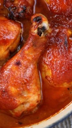 
                    
                        Honey Mustard BBQ Sticky Chicken ~ So delicious!
                    
                