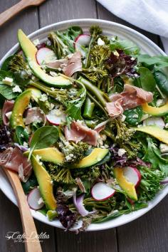 
                    
                        Broccolini, Prosciutto, Feta and Avocado-Salad-
                    
                