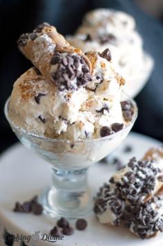 
                    
                        Cannoli Ice Cream made with Fresh Ricotta Cheese
                    
                