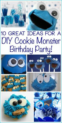 
                    
                        Cookie Monster birthday party ideas.
                    
                