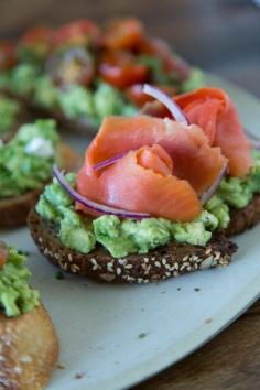 Smoked Salmon Avocado Toast.