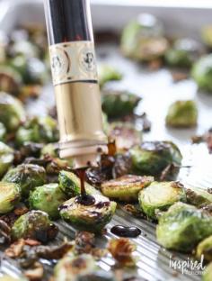 
                    
                        Roasted Balsamic Brussels Sprouts | Inspired by Charm
                    
                