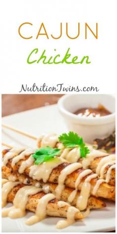 
                    
                        Cajun Chicken | Succulent, Delicious | Savory, Spicy | Only 119 Calories | For MORE RECIPES please SIGN UP for our FREE NEWSLETTER www.NutritionTwin...
                    
                