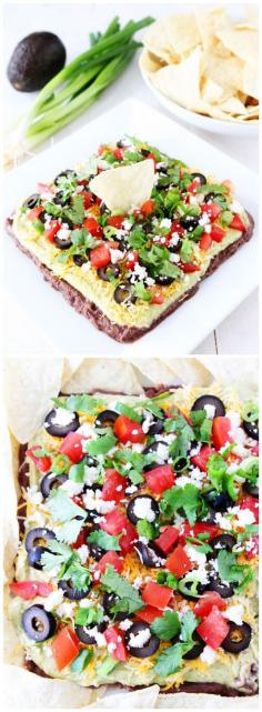 
                    
                        Mexican Layer Dip on twopeasandtheirpo... This easy 7 layer dip is perfect for game day or any party! It is always a hit!
                    
                