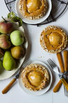 Pear and Cardamom Frangipane Tarts and Some Exciting News