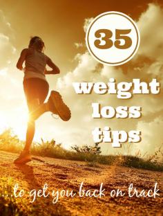 
                    
                        35 Weight Loss Tips to get you back on track! #fitness #weightloss
                    
                