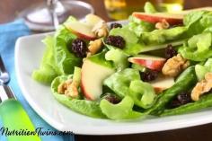 
                    
                        Crunchy Waldorf Salad | Sweet, Savory, Crunchy, Delicious | Only 72 Calories | For MORE RECIPES please SIGN UP for our FREE NEWSLETTER www.NutritionTwin...
                    
                