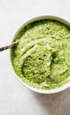 
                    
                        5 Minute Magic Green Sauce - use on salads, with chicken, or just as a dip! Easy ingredients like parsley, cilantro, avocado, garlic, and lime. Vegan!
                    
                