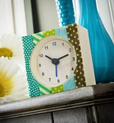 
                    
                        Learn how to washi tape a small alarm clock that cost $1!
                    
                