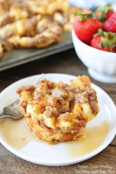 
                    
                        Baked French Toast Muffins on twopeasandtheirpo... Fun to make and fun to eat!
                    
                