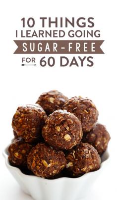 
                    
                        A food blogger's experience cutting out refined sugars and grains completely for 60 days. Lots of lessons learned! | gimmesomeoven.com
                    
                