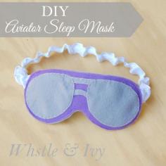 
                    
                        Sleep in style with these this classy aviator-style sleep mask.
                    
                