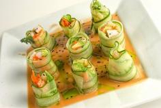 Beautiful Pictures Of Healthy Food - Cucumber Rolls