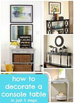 How to Decorate a Console Table | eBay