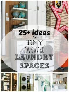 
                    
                        Small Laundry Solutions: Ideas for Your Tiny Awkward Laundry Space | Remodelaholic.com #laundrycloset #smallspace #inspiration Remodelaholic .com .com
                    
                