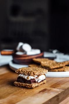 
                    
                        granola graham s’mores with superfood chocolate
                    
                