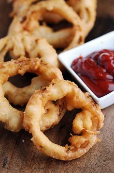 
                    
                        Beer Battered Onion Rings ~ Yes Please!!
                    
                