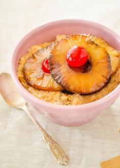 
                    
                        Pineapple Upside-Down Cake Oatmeal
                    
                