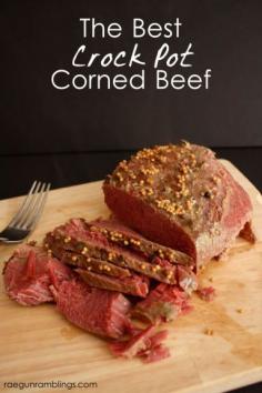 
                    
                        This is how I cook my corned beef (in the crock pot) for St. Patrick's Day every year and it works great! Family dinner idea
                    
                