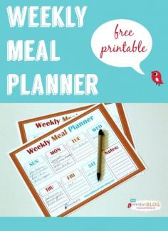 
                    
                        Free Printable Weekly Meal Planner  | TodaysCreativeLif...
                    
                