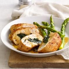 spinach-stuffed chicken recipe. 30 minute meals
