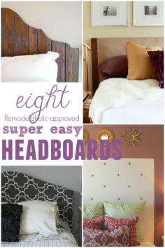 
                    
                        Super easy headboards that even non-DIYers can make in a weekend #spon
                    
                