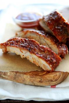 
                    
                        Easy Oven Baby Back Ribs....only 3 ingredients in these! This is by far the easiest recipe I've found for ribs online!
                    
                