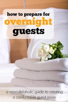
                    
                        How to make a comfortable guest room. Every host should read this! #spon
                    
                