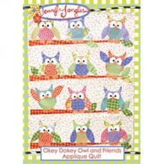 
                    
                        Okey Dokey Owl and Friends Appliqué Quilt | Quilting Pattern | YouCanMakeThis.com
                    
                