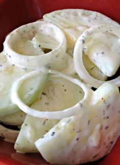 
                    
                        Cucumber and Onion Salad
                    
                