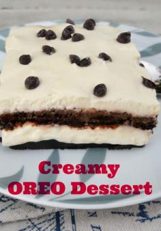
                    
                        This is the easiest, creamiest Oreo Dessert EVER and perfect to take to a gathering or party
                    
                