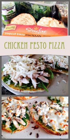 
                    
                        Chicken Pesto Pizza--this is ridiculously good. And even better, it's easy!!
                    
                