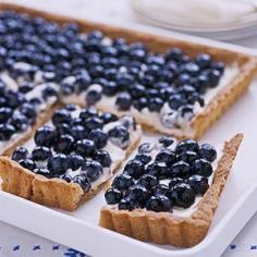 
                    
                        This this Lemon-Blueberry Cookie Tart into a Fourth of July dessert by adding strawberries to the blueberry topping.
                    
                