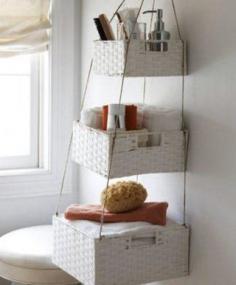 Storage Ideas For Small Bathrooms | Storage Inspiration for Small Bathroom Design and Decorating Ideas