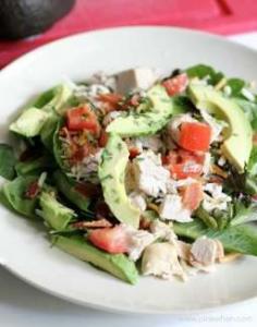 
                    
                        Healthy and delicious Turkey Avocado BLT Salad.
                    
                