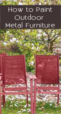 
                    
                        How to paint outdoor metal furniture
                    
                