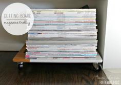 
                    
                        DIY magazine trolley tutorial Remodelaholic .com
                    
                