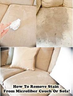 
                    
                        How To Remove Stain From Microfiber Couch Or Sofa!
                    
                