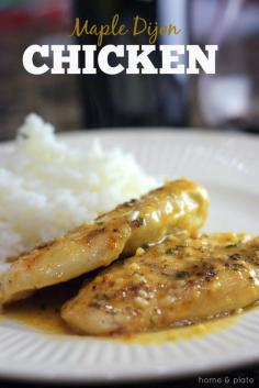 
                    
                        Maple Dijon Chicken — Home & Plate - Fresh Ideas & Simple Recipes
                    
                