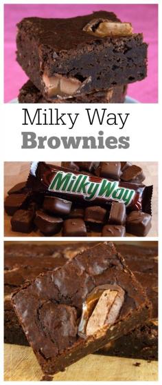 
                    
                        Milky Way Brownies #recipe
                    
                