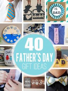 
                    
                        40 DIY Father's Day Gift Ideas | via Make It and Love It
                    
                