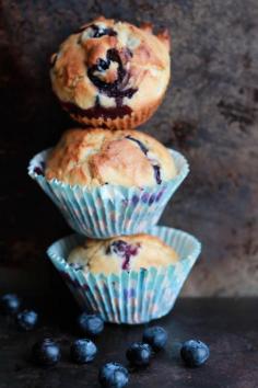 
                    
                        Blueberry Scone Muffins- Erren's Kitchen - This recipe is so tender and delicious, you’ll be collecting the crumbs to make sure not a morsel is wasted!
                    
                