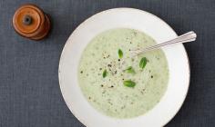 
                    
                        Cold cucumber cream soup, a recipe from <a href="/store/food-cook/vegetables-from-an-italian-garden-9780714861173/">Vegetables from an Italian Garden</a>
                    
                