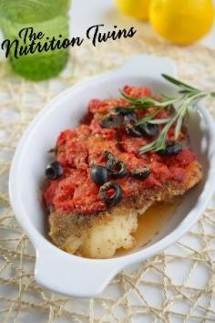Pistachio Crusted Whitefish with Chunky Roasted Pepper Sauce | Moist  Flakey | Protein Packed, Easy Dinner | For MORE RECIPES like this please SIGN UP for our FREE NEWSLETTER www.NutritionTwins.com