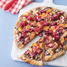 Grilled Dessert Pizza #recipe