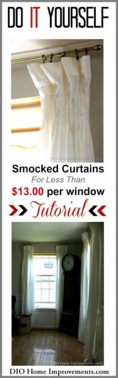 
                    
                        Smocked Curtains Tutorial
                    
                