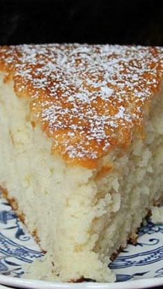 
                    
                        Old Fashioned Sugar Cake-- I love how simple this is and would go great with any flavor of ice cream,,!. ..
                    
                