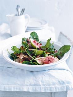 Skinny Summer Salads | Swiish - Fashion, Beauty, & Lifestyle. Haloumi, Fig and Pomegranate Salad